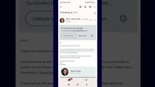 How to block someone on Gmail? | Get rid of annoying senders and spammers #shorts