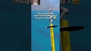 Day 6 of pogo-ing until I hit 300 subscribers #vr #funny