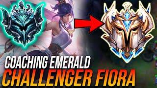 I COACHED AN EMERALD FIORA PLAYER (BEST TIPS FOR FIORA PLAYERS)