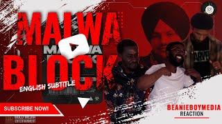 English Subtitles for Malwa Block Sidhu Moosewala Moosetape | REACTION