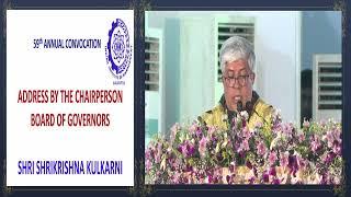 Chairperson's Address - 59th Annual Convocation 2024