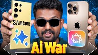 Samsung Galaxy AI 🪐 VS  Apple Intelligence  Who Wins....???