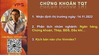 Chứng khoán hàng ngày: Nhận định thị trường ngày 14/11/2022. Kịch bản đẹp nào cho VNindex?