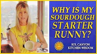 Why Is My Sourdough Starter Runny | Sourdough Starter Tips | Sol Canyon Kitchen Wisdom