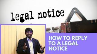 How to Reply to a Legal Notice