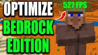 How To Optimize Performance in Minecraft Bedrock Edition (PC, PS4, PS5, Xbox, Switch, & Mobile!)