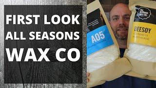 All Seasons Wax Co from Australia first look - New Candle wax!