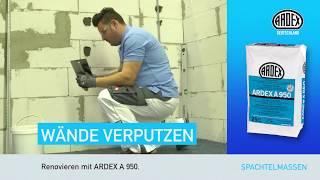 ARDEX A 950 - Verputzen von Wänden