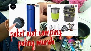 UNBOXING ALAT CAMPING PALING MURAH