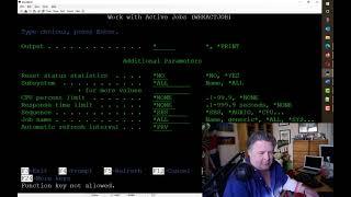 Playing with the WRKACTJOB command on an IBM i (not an AS400 or ISeries) system