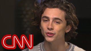 Amanpour questions Chalamet about Woody Allen