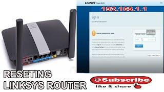 LINKSYS AE6350 ROUTER FORGOT PASSWORD | RESET FACTORY SETTINGS & CHANGE WIFI SETTINGS.