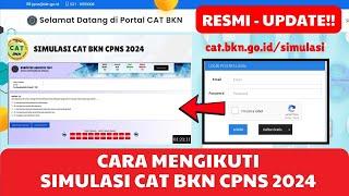 GRATISS!! RESMI SIMULASI CAT BKN 2024 - CPNS 2024