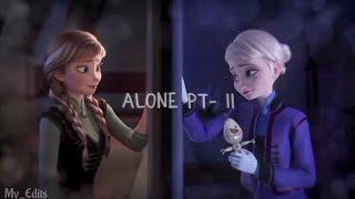 Alone pt- II Elsa & Anna Frozen sisters FMV