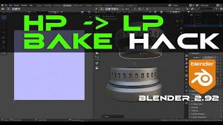 How to bake MULTIPLE objects into ONE normal map in Blender 2.92