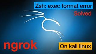how to install ngrok on Kali Linux in 2022 ( zsh: exec format error solved)