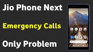 Jio Phone Next Emergency Calls Only | Emergency Calls Only Problem In Jio Phone