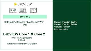 Session 2  | LabVIEW  Numeric Palette #education #training #teaching