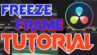 Freeze Frame Tutorial in Davinci Resolve 17