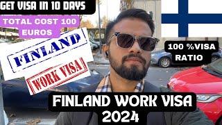 FINLAND WORK VISA 2024!  GET D- VISA IN 10 DAYS ! #finlandworkvisa #finlandworkpermit #europe