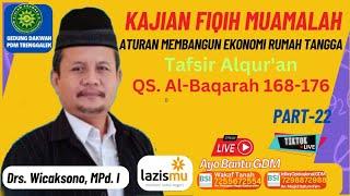 Kajian Fiqih Muamalah Membangun Ekonomi Rumah Tangga. QS Al Baqarah 168-176.Ust.Wicaksono, MPd. I