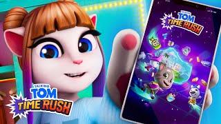 Angela Plays a NEW GAME! Talking Tom Time Rush (Gameplay)
