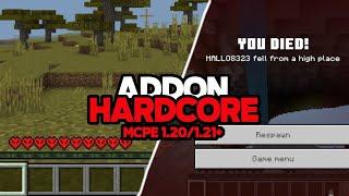 ADDON HARDCORE MODE DI MCPE 1.20/1.21+