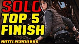 PU Battlegrounds Solo Epic Top 5 Finish Match Replay Highlights