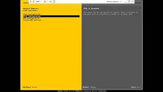 Basic configurations for VMware ESXi 6.7 DCUI