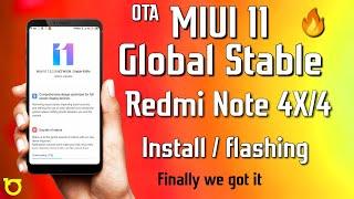 How to Flash Global Stable MIUI 11 update in Redmi Note 4X/4 | MIUI 11 OTA Update for Redmi Note 4