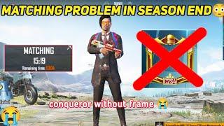 HOW TO FIX MATCH-MATCHING ISSUE IN SOLO FPP | CONQUEROR IS NOT POSSIBLE NOW  WEEK 6 BGMI 