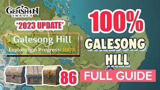 *2023 UPDATE* How to: Galesong Hill 100% Exploration ⭐  ALL CHESTS GUIDE 【 Genshin Impact 】