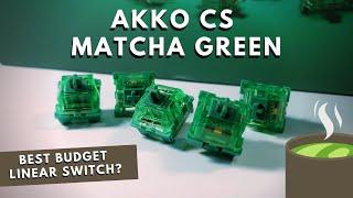 Akko CS Matcha Green Switch | Mini "Review" & Sound Test