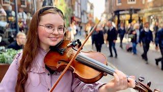 Bad Guy Billie Eilish Violin Cover by Holly May - Street Performance