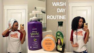 The BEST Natural Hair Wash Day Routine For Length Retention | Grow Long Natural Hair FAST!