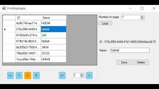 SQL Server using Vpaged to pagination desktop application C# .NET