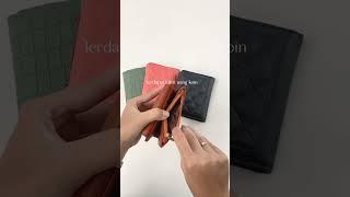 Rekomendasi Dompet Lipat Wanita Simple Murah Polos Shopee Haul Dompet Kartu Cewek Minimalis Dompet