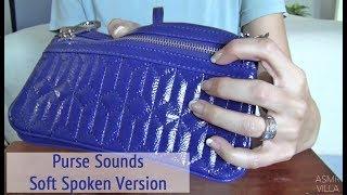 ASMR * Theme: Purse Sounds! * Tapping & Scratching * Soft Spoken * Fast Tapping * ASMRVilla