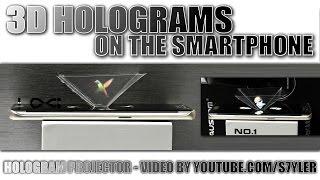 3D Holograms with any Smartphone (Amazing Optical Illusion)