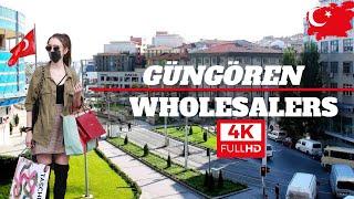 Istanbul City Walking Tour |Gungoren Wholesalers Bazaar | September 28,2021 |4K UHD 60fps