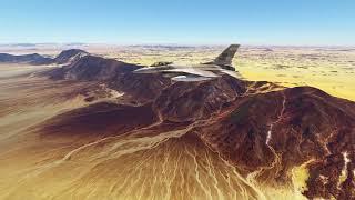 Aouzou to Faya-Largeau, via the Tibesti Mountains, Northern Chad. Microsoft Flight Simulator