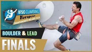 IFSC Men Boulder & Lead Final Villars 2024 European Championship 