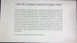 Chuck Lorre Productions, #637/Warner Bros. Television (2019)