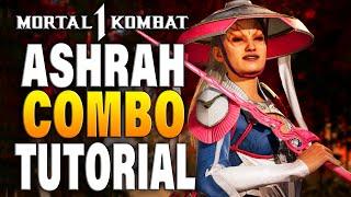 Mortal Kombat 1 ASHRAH Combos - Mortal Kombat 1 ASHRAH Combo Tutorial