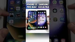 iPhone 13 Pro Max vs Samsung S23 Ultra: EPIC SPEED SHOWDOWN!Fastest Flagship of 2024?#shorts#viral