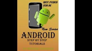 Date Picker Dialog in Android Studio