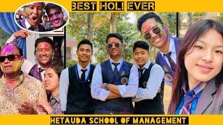 Best holi ever atil hetauda school of management ft @Prateekkhadka & @sumantamang7391