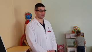 Профессия Доктор. Врач-нейрохирург Царикаев А.В. рассказывает детишкам в садике о своей профессии.