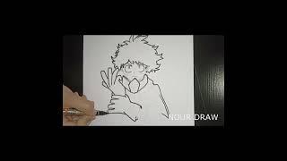 Nour Draw Deku #shorts