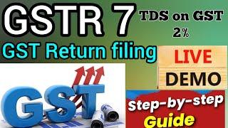 GSTR 7 return filing online | how to file gstr 7 return | GST return filing online | GST new update